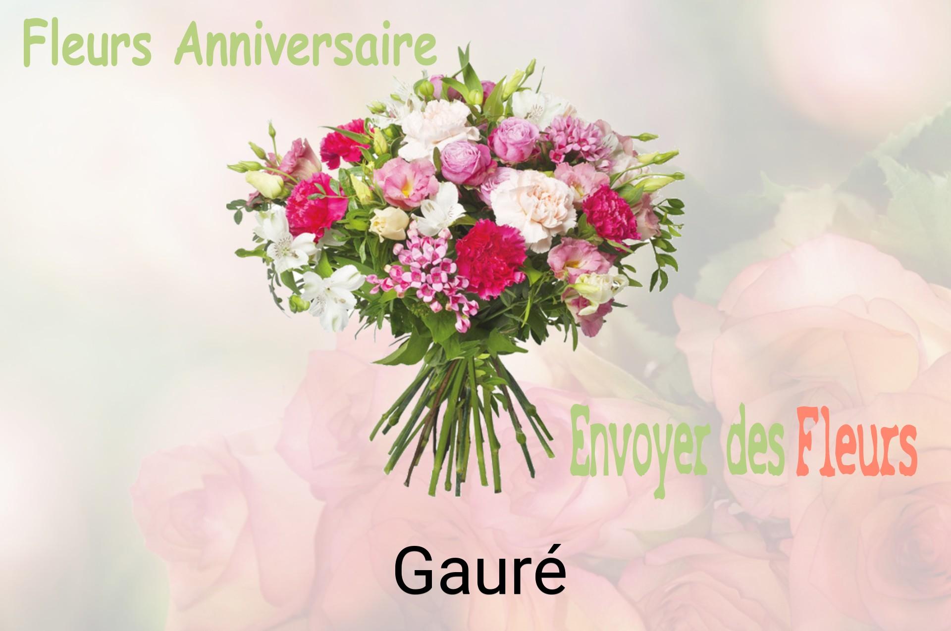 Bouquet de fleurs d’anniversaire livré à Gauré